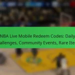 NBA Live Mobile Redeem Codes: Daily Challenges, Community Events, Rare Items