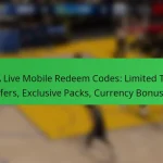 NBA Live Mobile Redeem Codes: Limited Time Offers, Exclusive Packs, Currency Bonuses