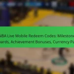 NBA Live Mobile Redeem Codes: Milestone Rewards, Achievement Bonuses, Currency Packs