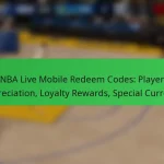 NBA Live Mobile Redeem Codes: Player Appreciation, Loyalty Rewards, Special Currency