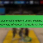 NBA Live Mobile Redeem Codes: Social Media Giveaways, Influencer Codes, Bonus Packs